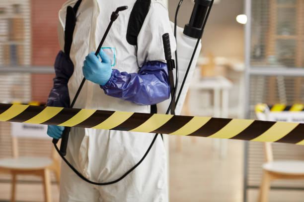 Professional Biohazard Cleanup technician working in Jackson, CA